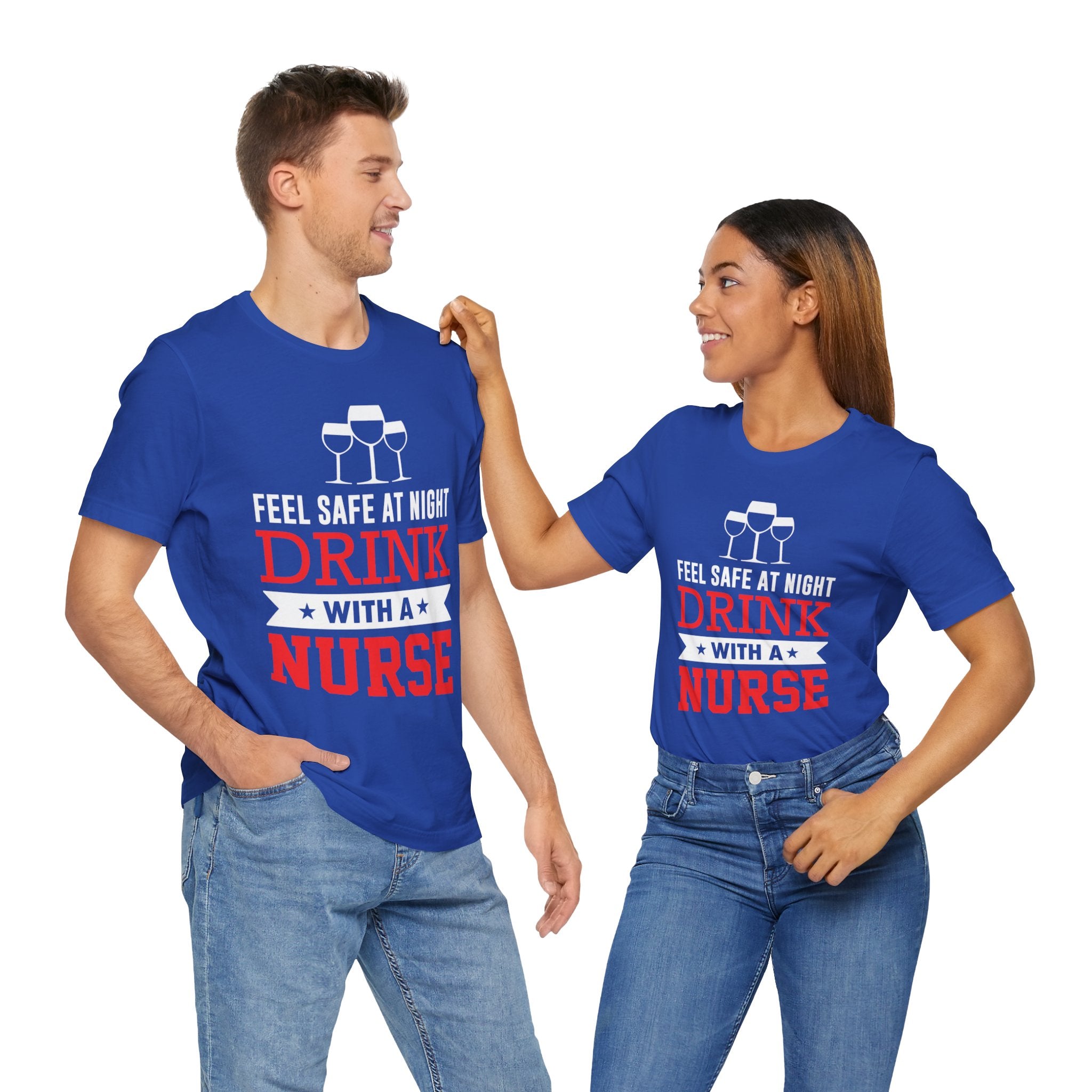 Sentez-vous en sécurité la nuit, buvez un tee-shirt unisexe 