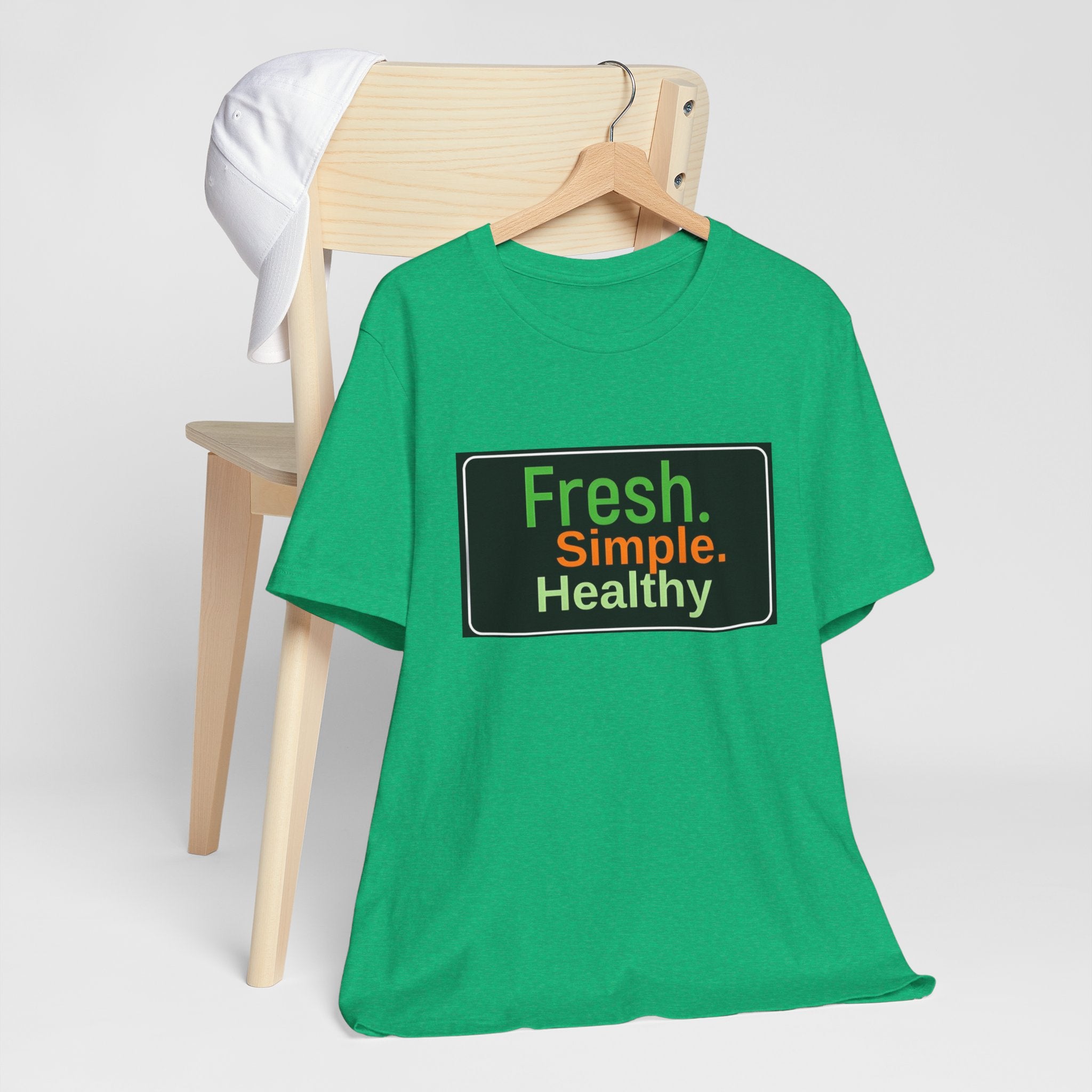Unisex Fresh Simple Short Sleeve Tee
