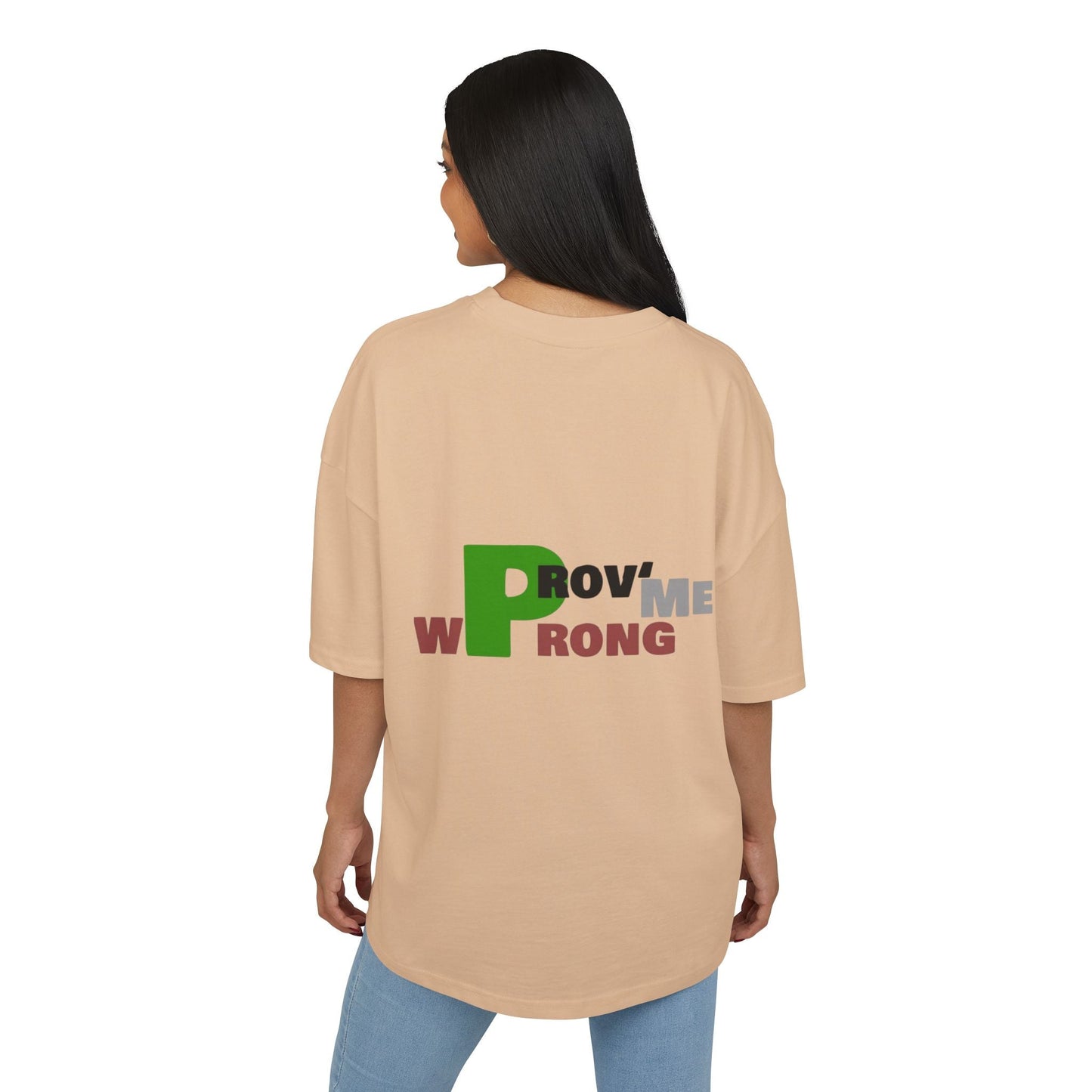 Prove Me Wrong Box Tee, Statement T-Shirt, Casual Wear, Gift for Friends, Motivational Apparel, Unisex Graphic Tee Printify