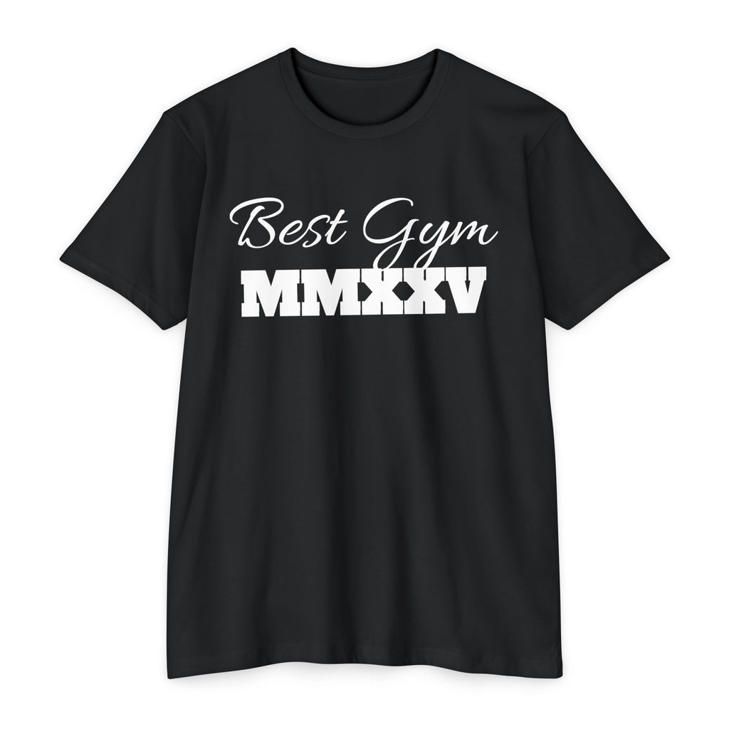 Best Gym Unisex CVC Jersey T-Shirt - Comfortable Fitness Apparel