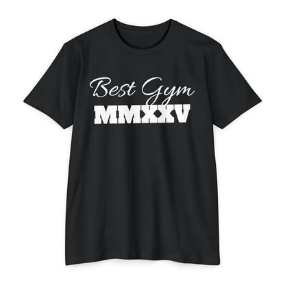 Best Gym Unisex CVC Jersey T-Shirt - Comfortable Fitness Apparel