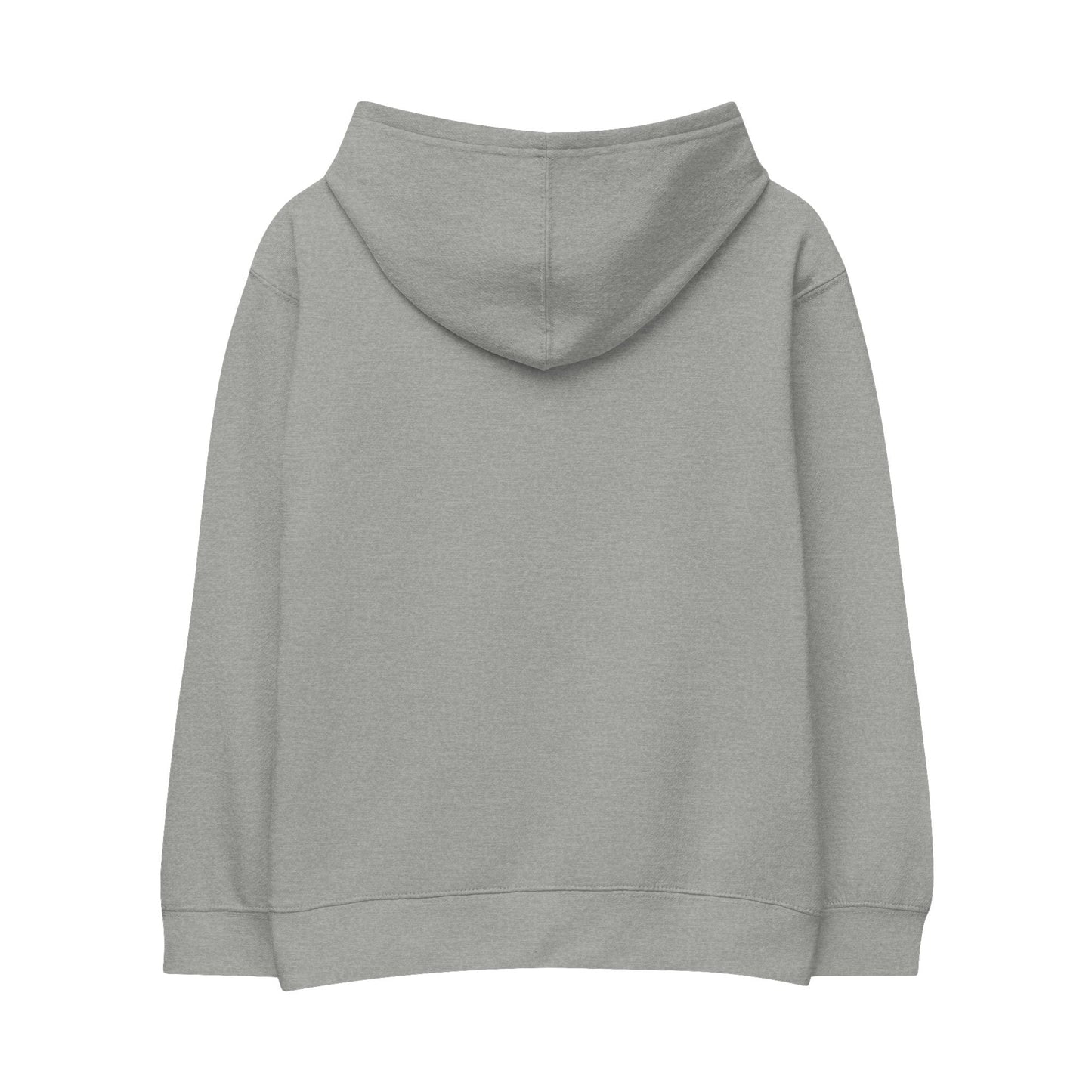 Embroidered Kids Fleece Hoodie with Fun Design Printify