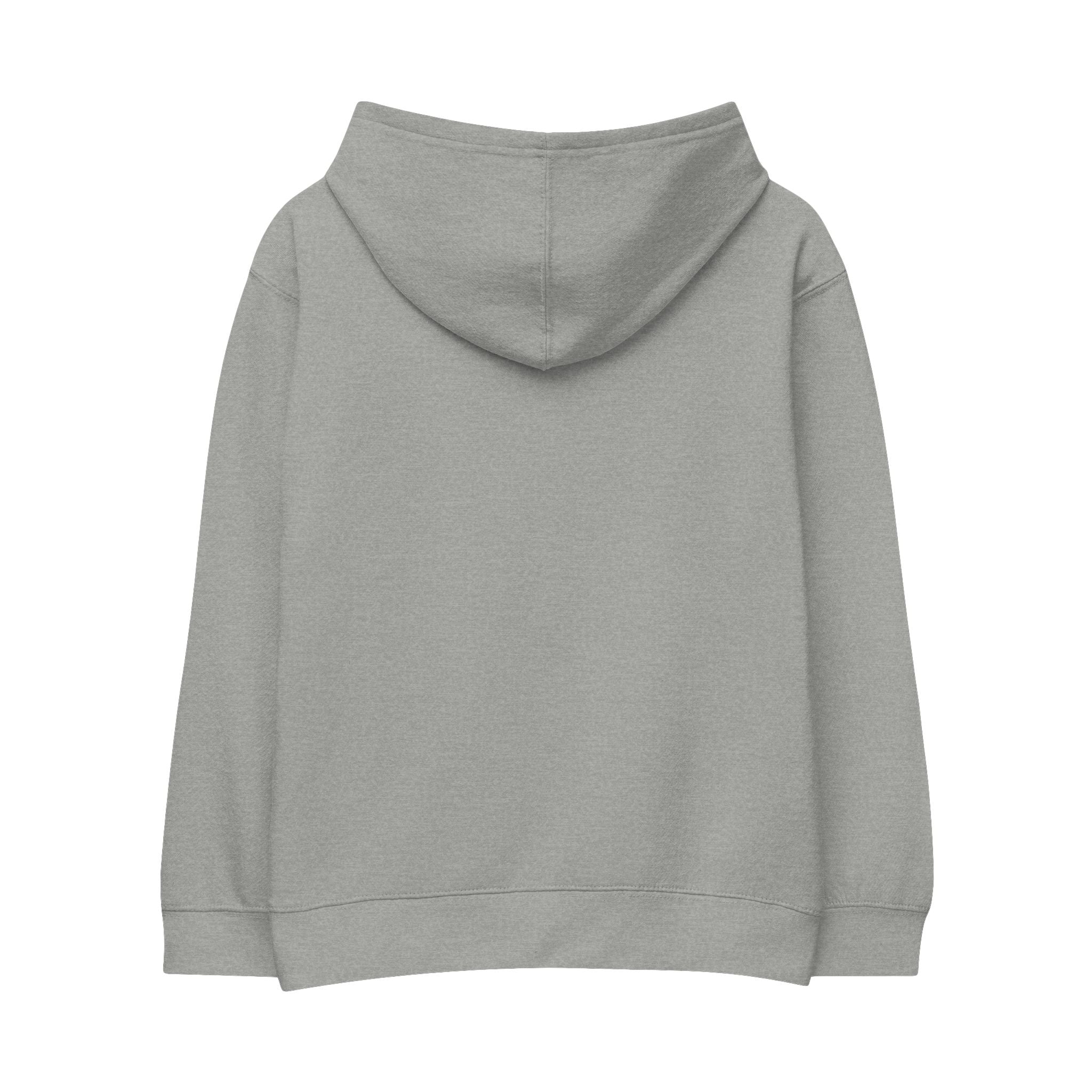 Embroidered Kids Fleece Hoodie with Fun Design Printify