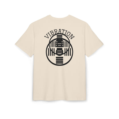 Unisex Vibration Oversized Tee | Comfortable Streetwear, Gym Apparel, Gift for Fitness Lovers, Casual Daily Wear, Graphic Tee