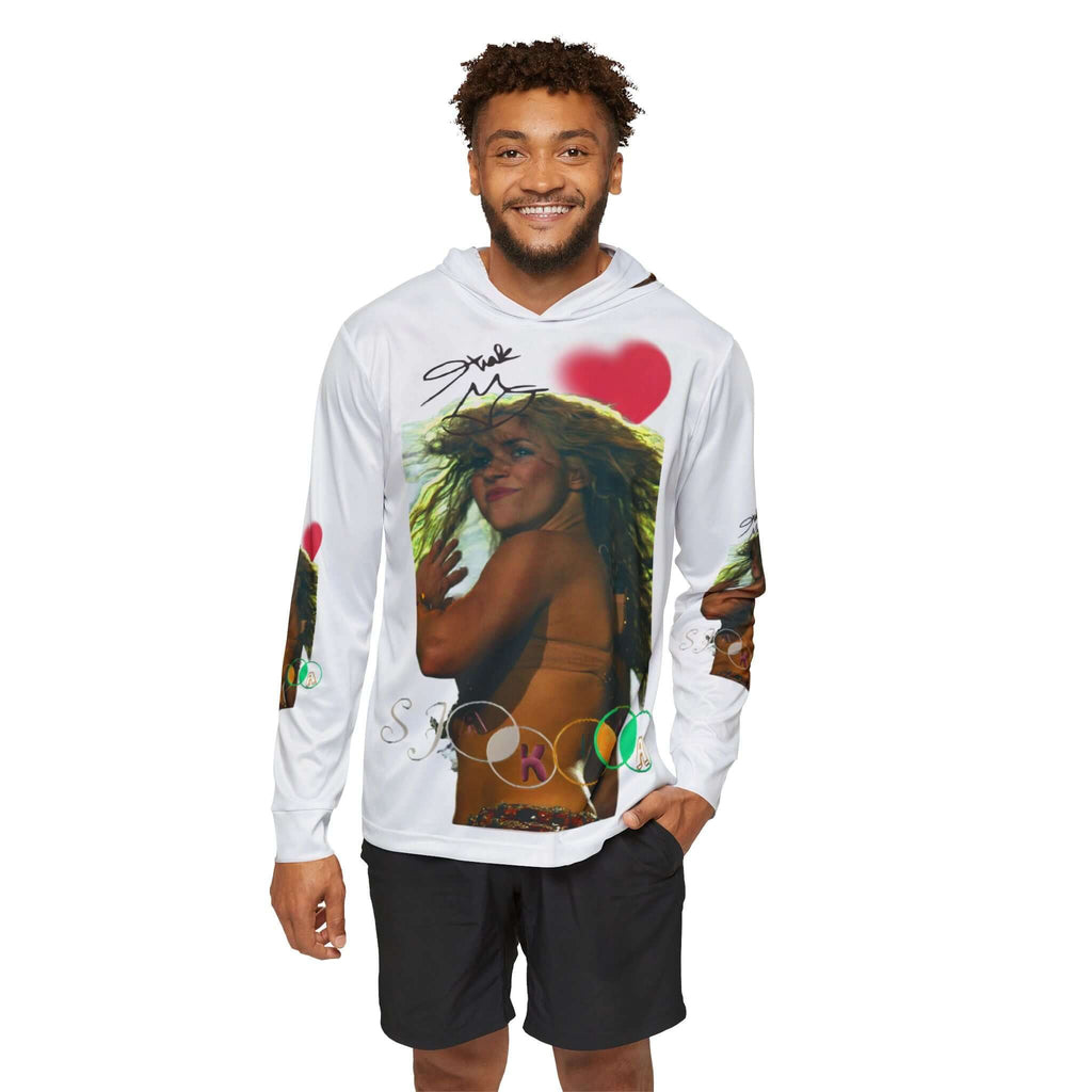 Men's Sports Warmup Shakira Hoodie (AOP)