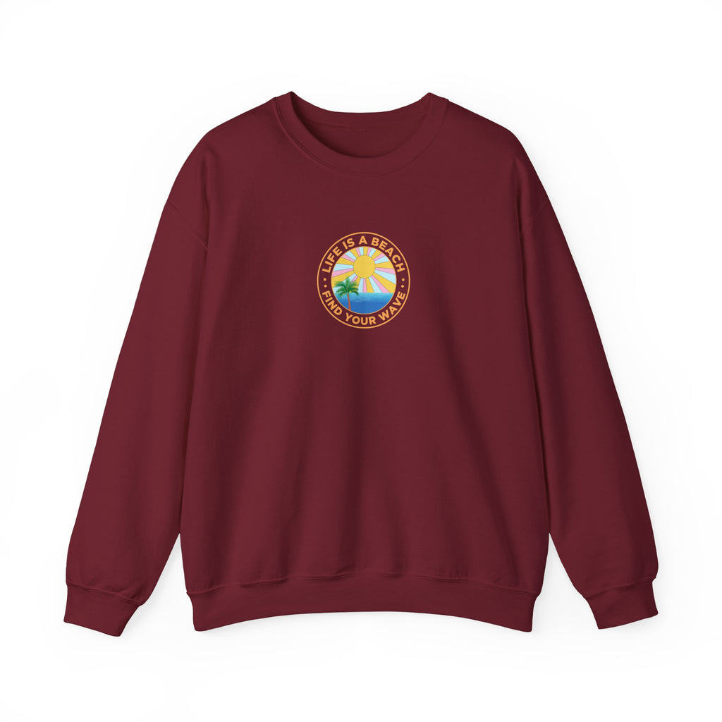 La vie est un sweat-shirt unisexe de plage 