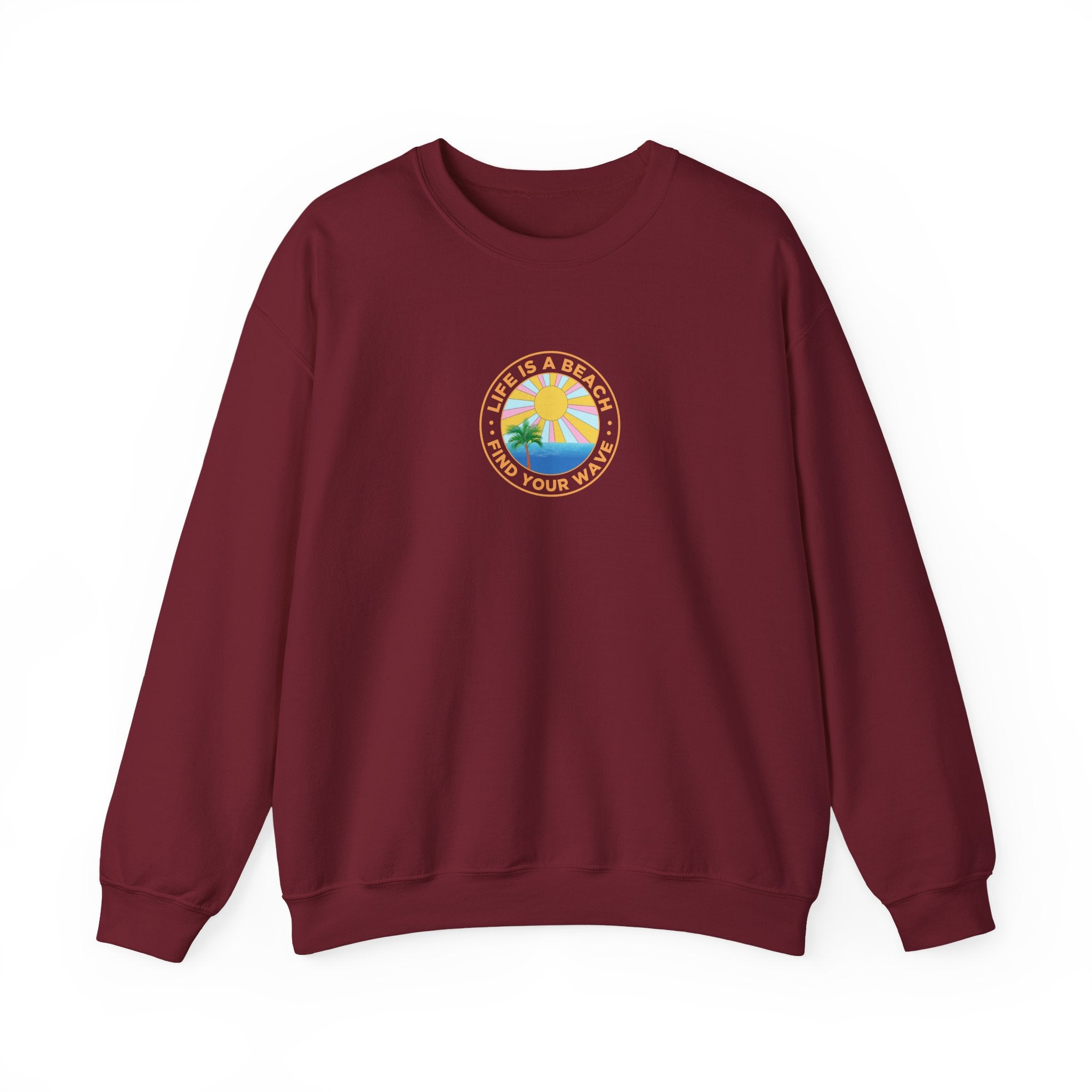 La vie est un sweat-shirt unisexe de plage 