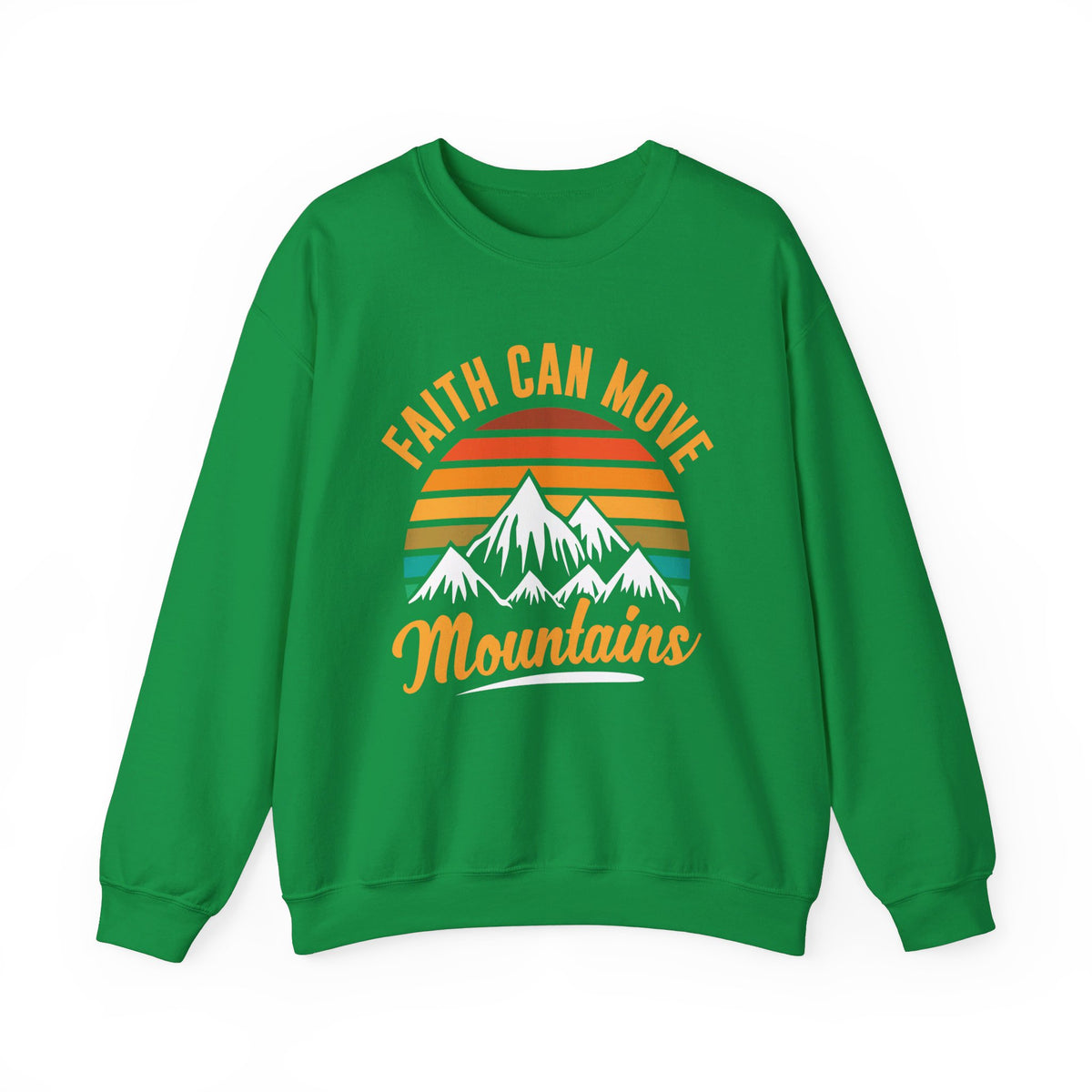 Faith Can Move Mountains Sweat-shirt unisexe 