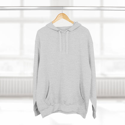 Pale Three-Panel Fleece Hoodie