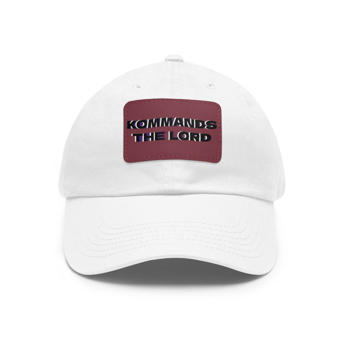 Dad Hat - Kommands The Lord Leather Patch Cap
