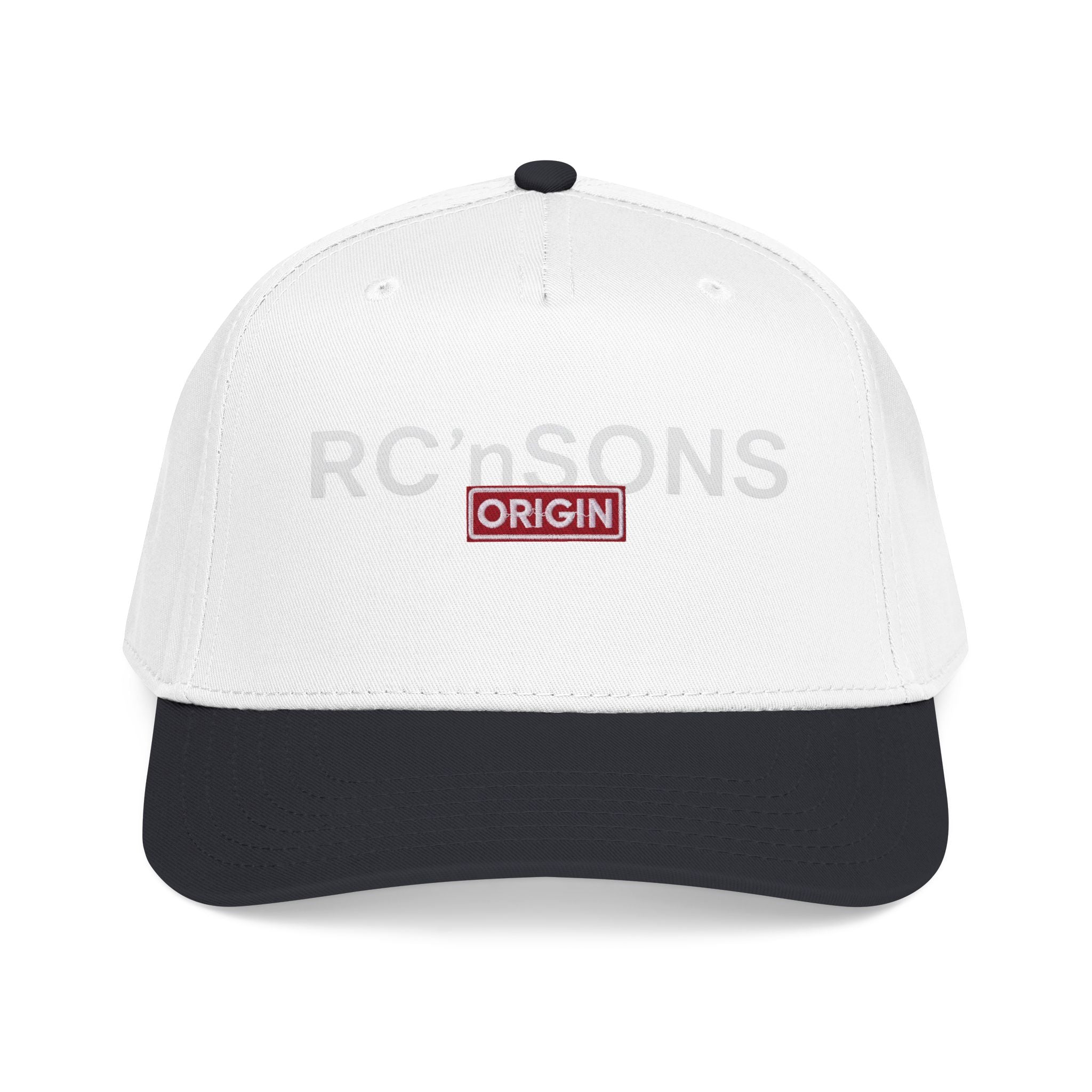 RC'nSONS Embroidered Baseball Cap - Mid Profile Two-Tone Hat