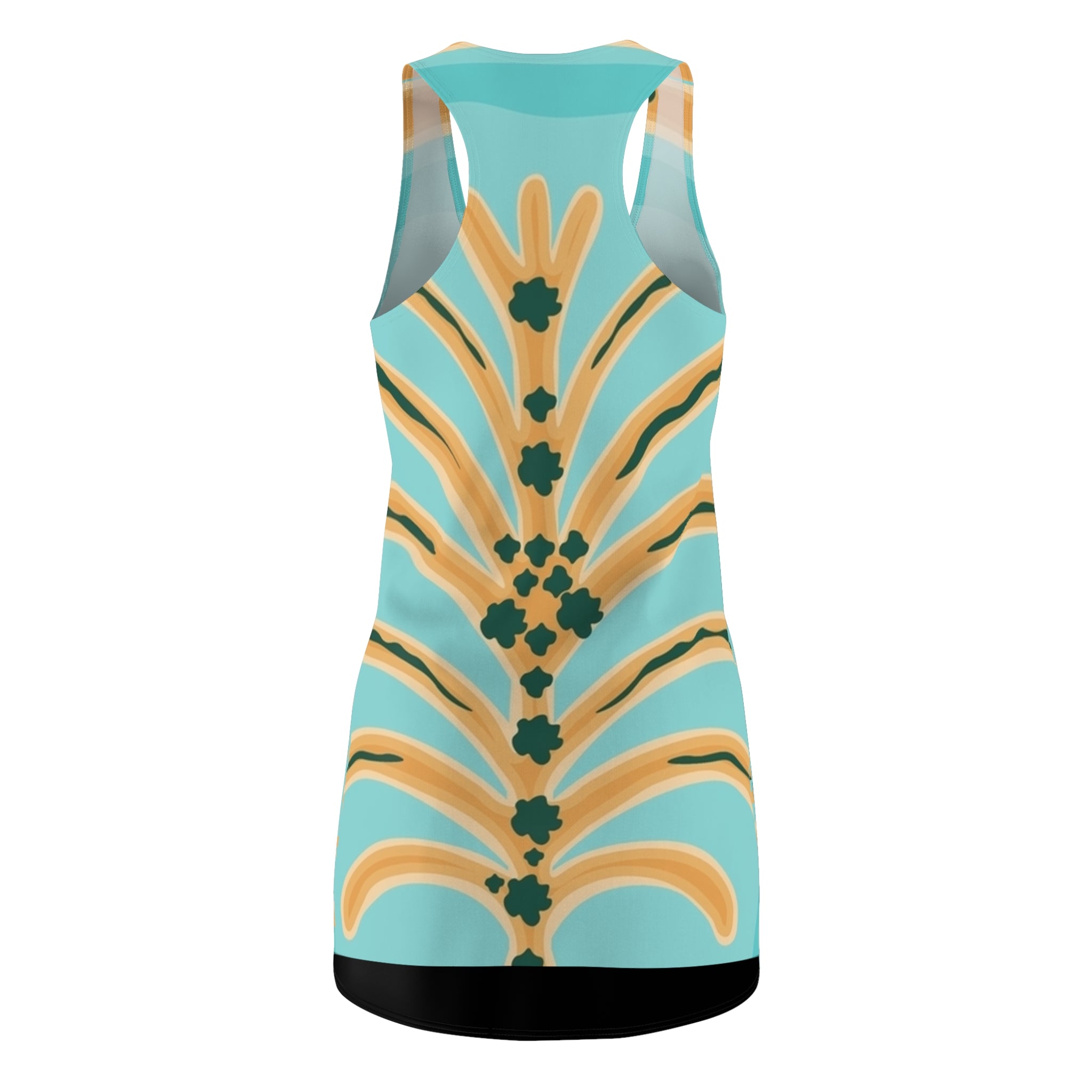 Women's Cut & Sew Racerback Palme Dress (AOP)
