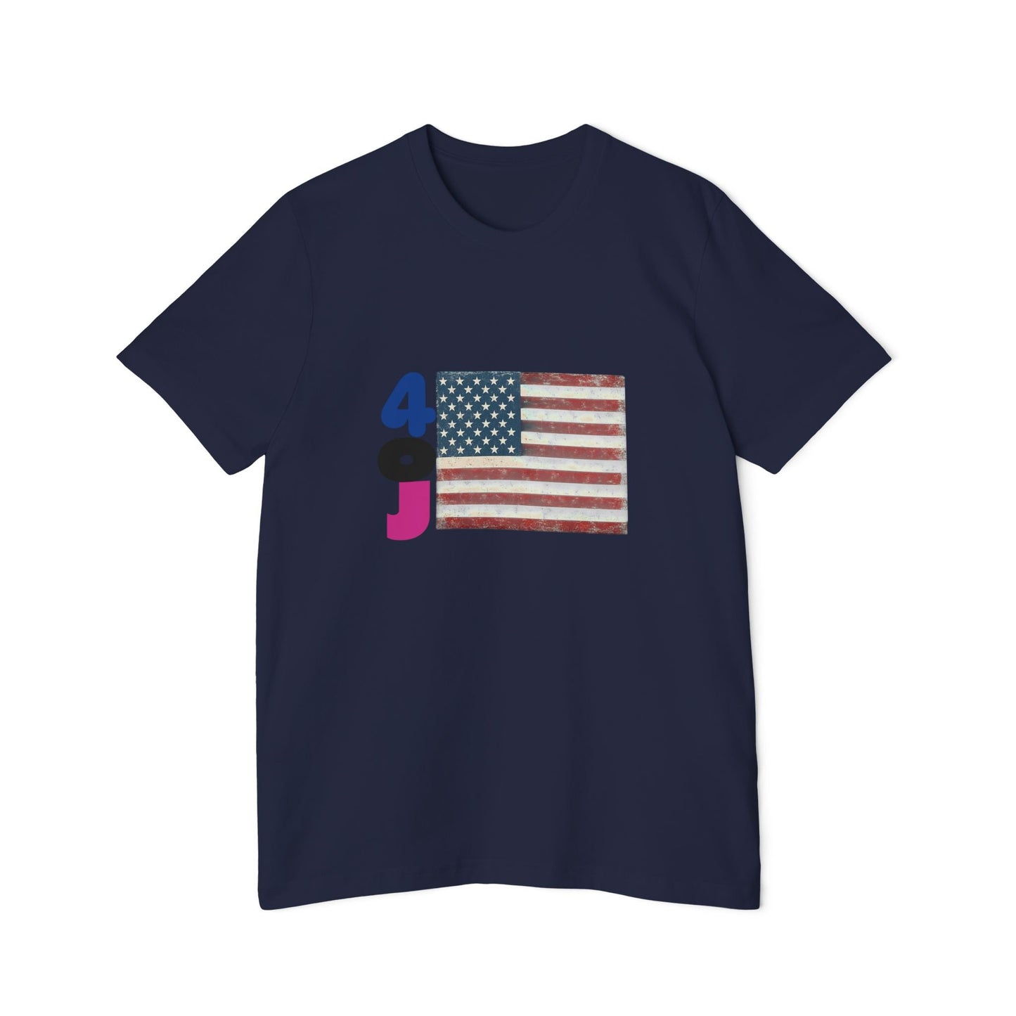 USA Flag Short-Sleeve T-Shirt, Patriotic Tee for Independence Day, Casual Wear, Gift for Veterans, Summer Style Printify