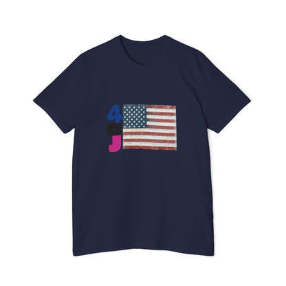 USA Flag Short-Sleeve T-Shirt, Patriotic Tee for Independence Day, Casual Wear, Gift for Veterans, Summer Style Printify
