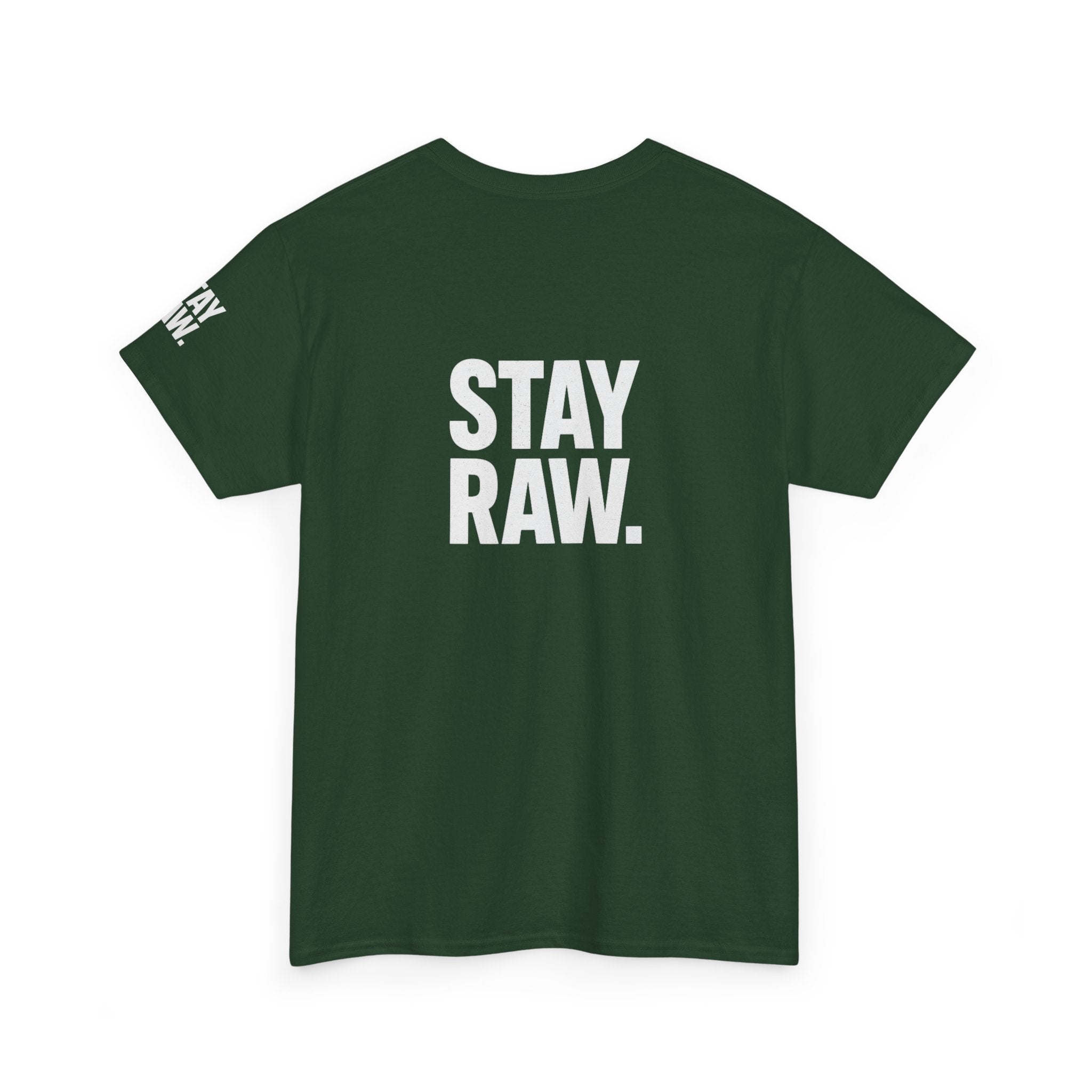 Raw Energy Unisex Tee - Stay Raw, Casual Wear, Street Style, Everyday Outfit, Graphic Tee, Gift for Him/Her Printify