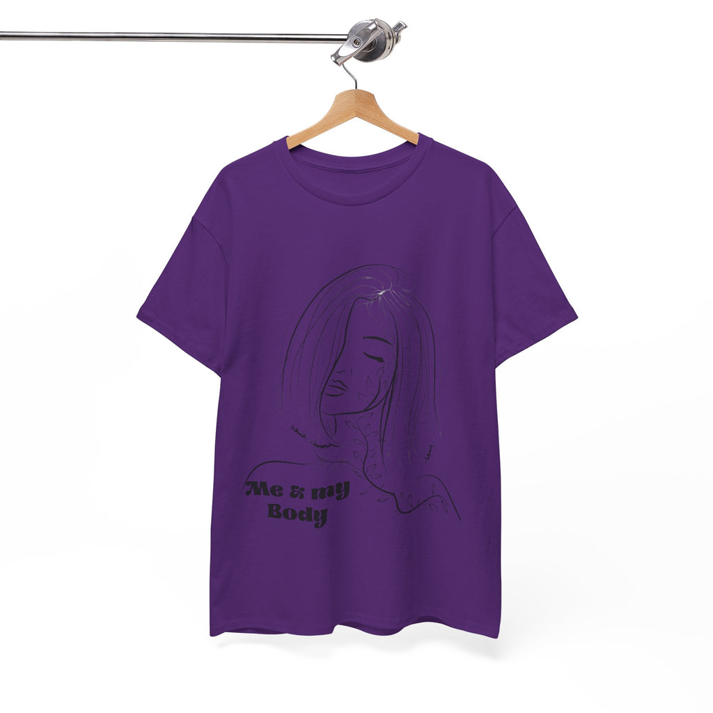 Unisex Faded Cotton Me my Body  Tee