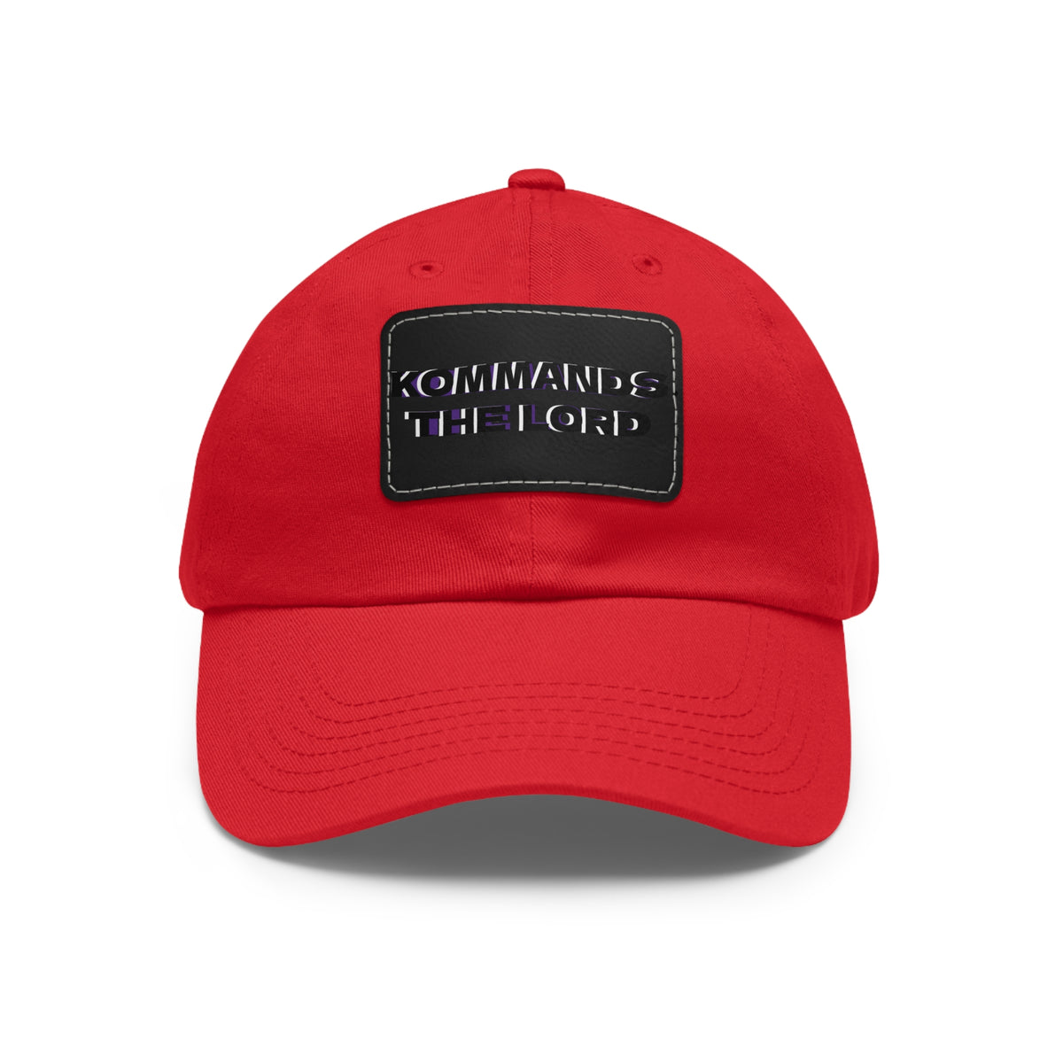 Dad Hat - Kommands The Lord Leather Patch Cap