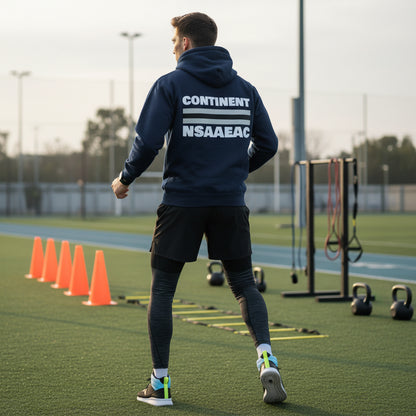 Continents Full Zip Hooded Sweatshirt Printify