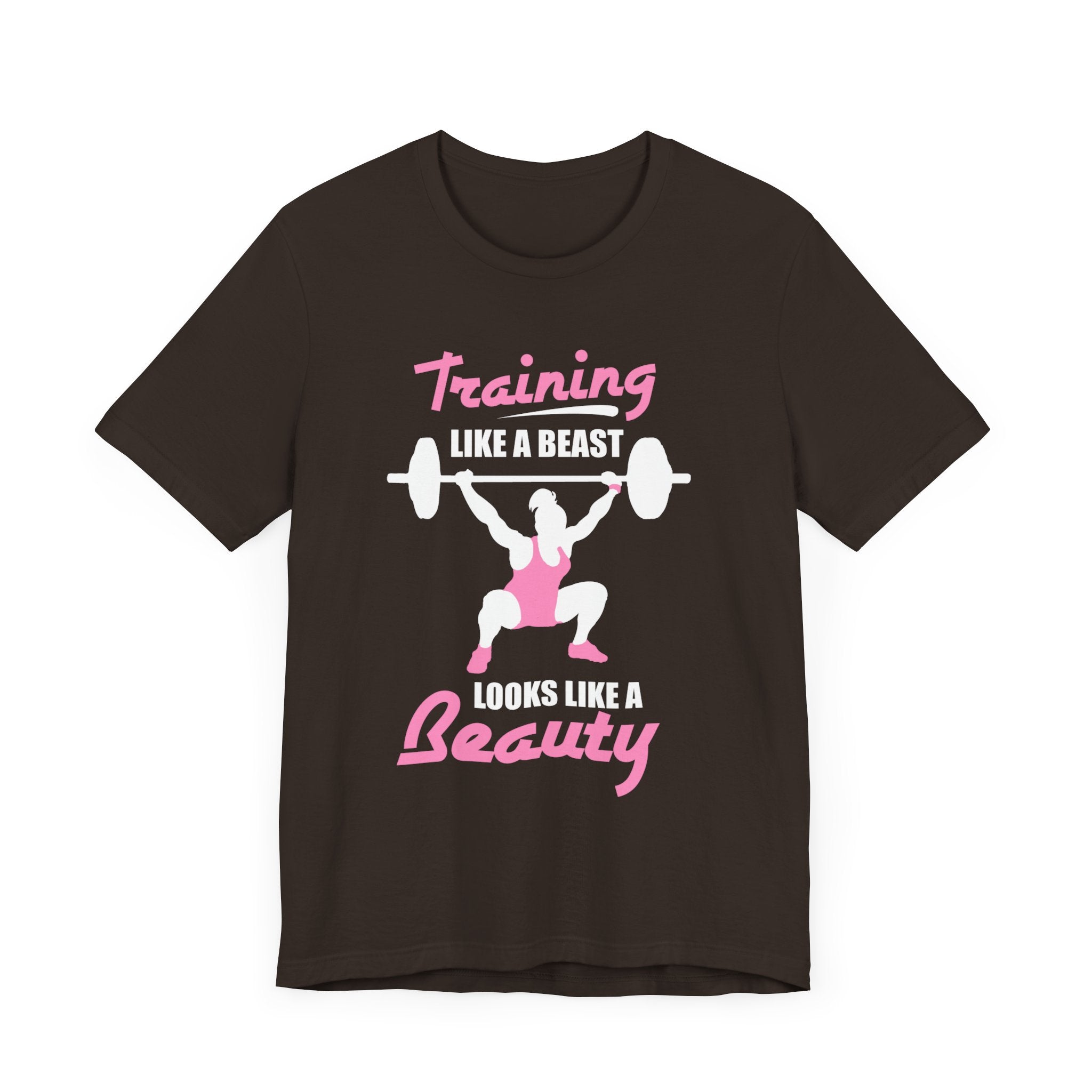 S’entraîner comme une bête ressemble à un tee-shirt unisexe de beauté 