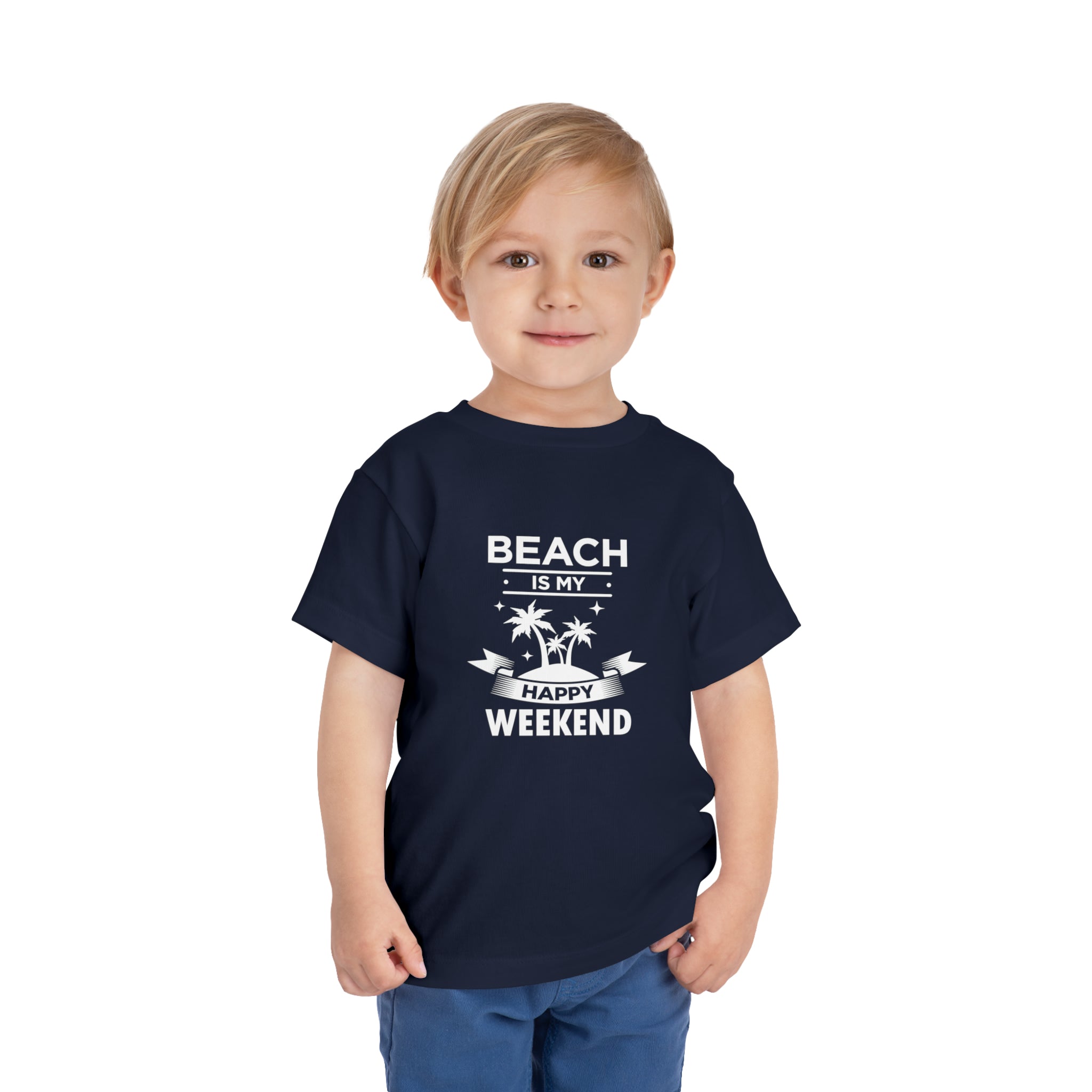 La plage est mon tee-shirt pour tout-petits Happy Weekend 