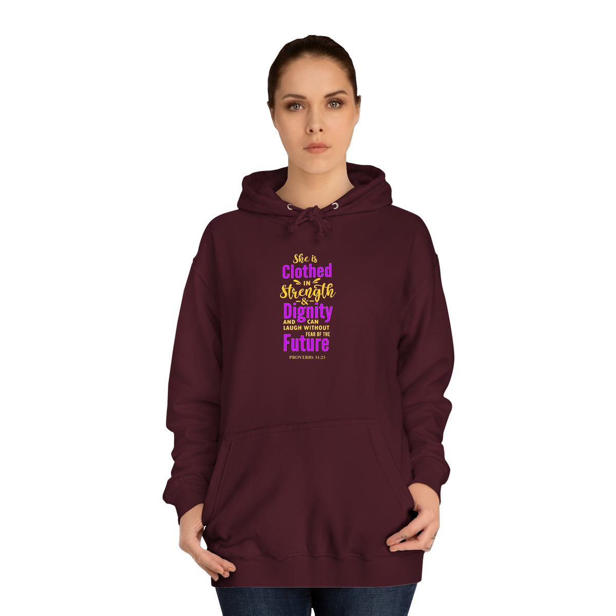 She Is Clothed In Strength Unisex Hoodie