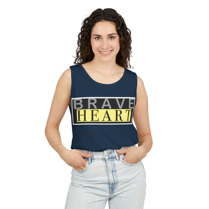 Brave Heart Tank Top | Unisex Garment-Dyed Tee