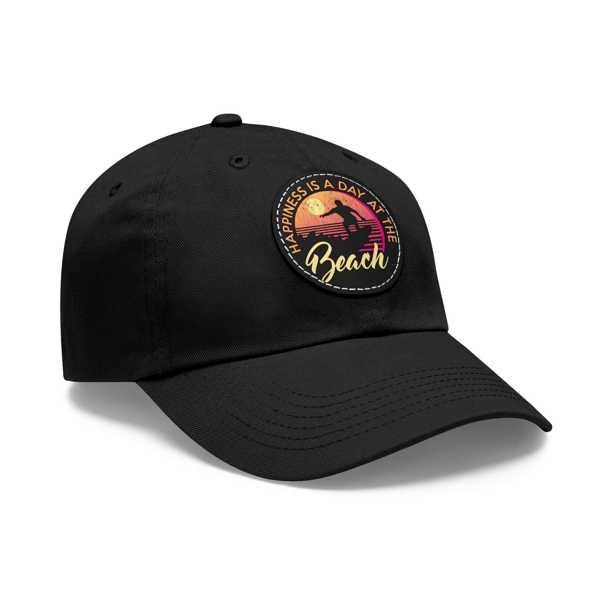 Dad Hat with Leather Patch (Round) - RC’nSONS