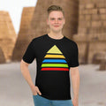 Loose T-shirt with Pyramid Design