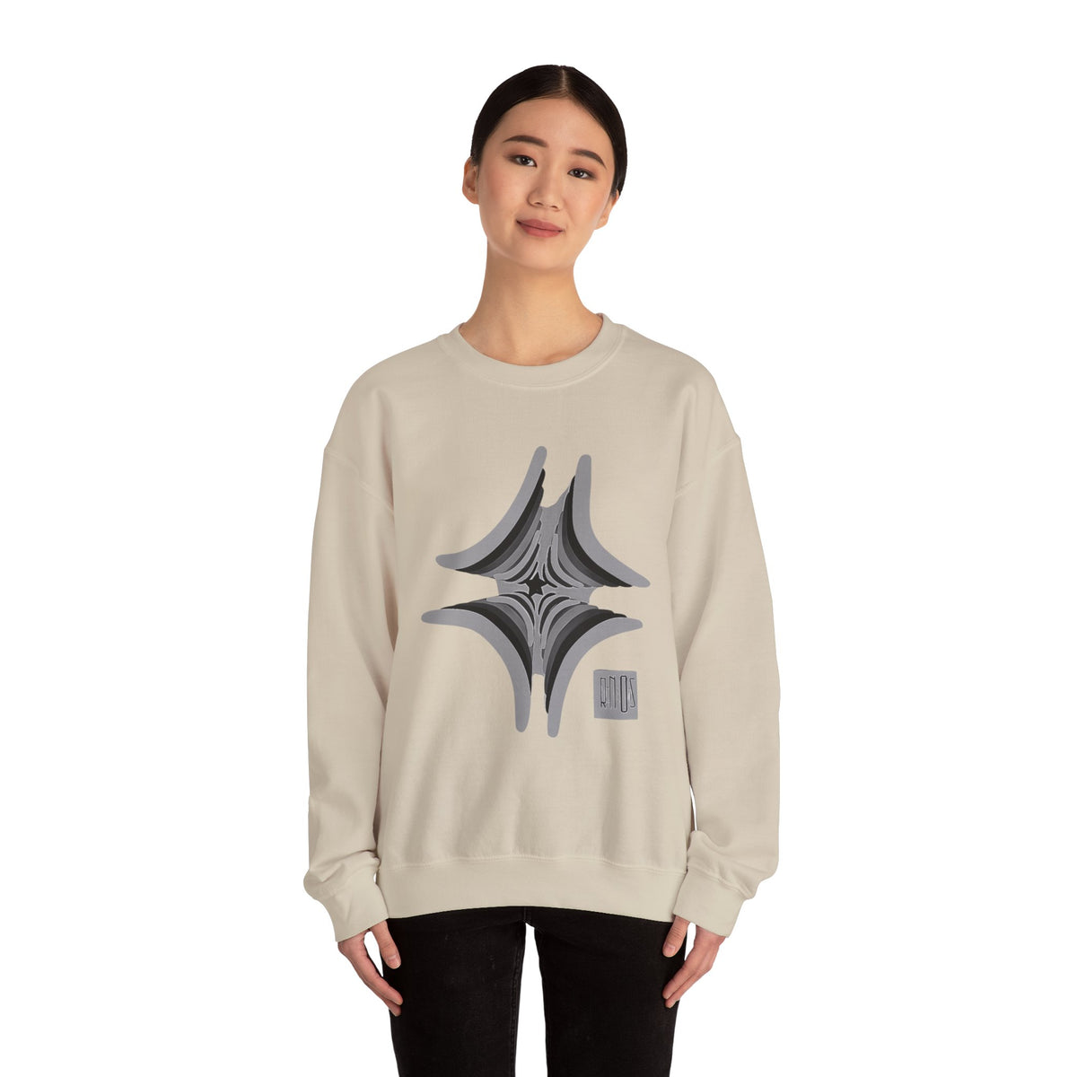 Unisex Heavy Crewneck Sweatshirt-Pyramid