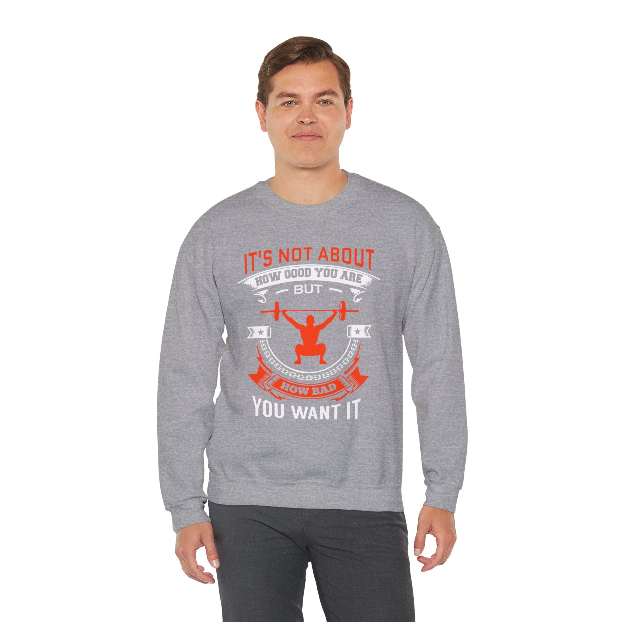 Il ne s’agit pas de savoir à quel point vous êtes bon Sweatshirt unisexe 