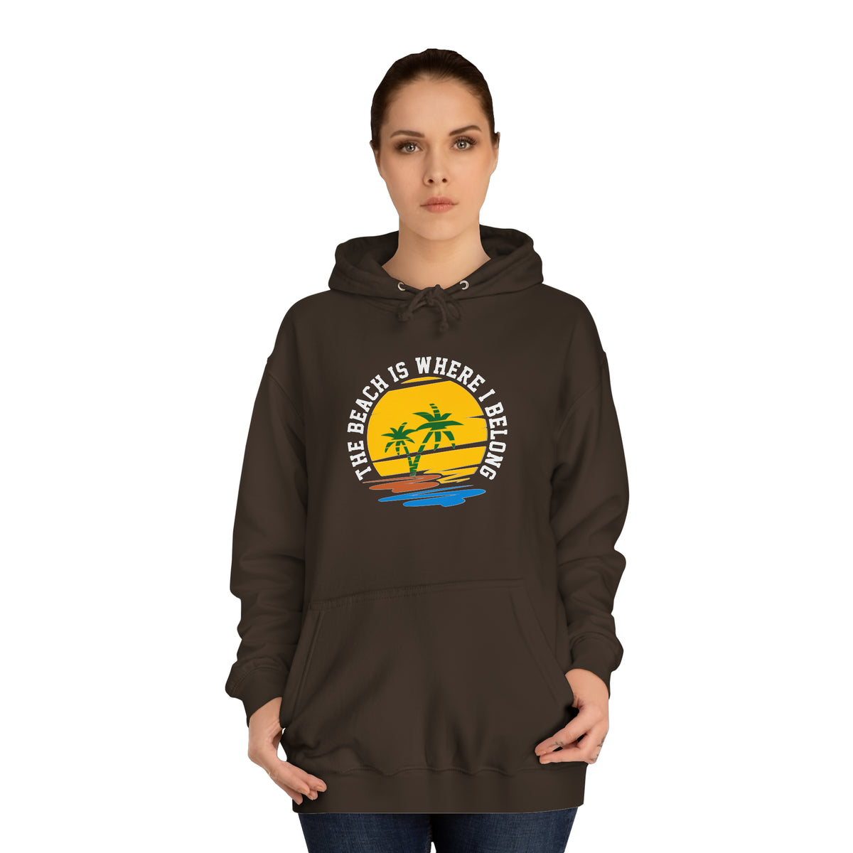 The Beach Is Where I Belong Unisex Hoodie