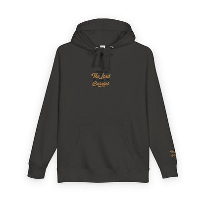Religious Fleece Hoodie - Walking with the Lord Printify