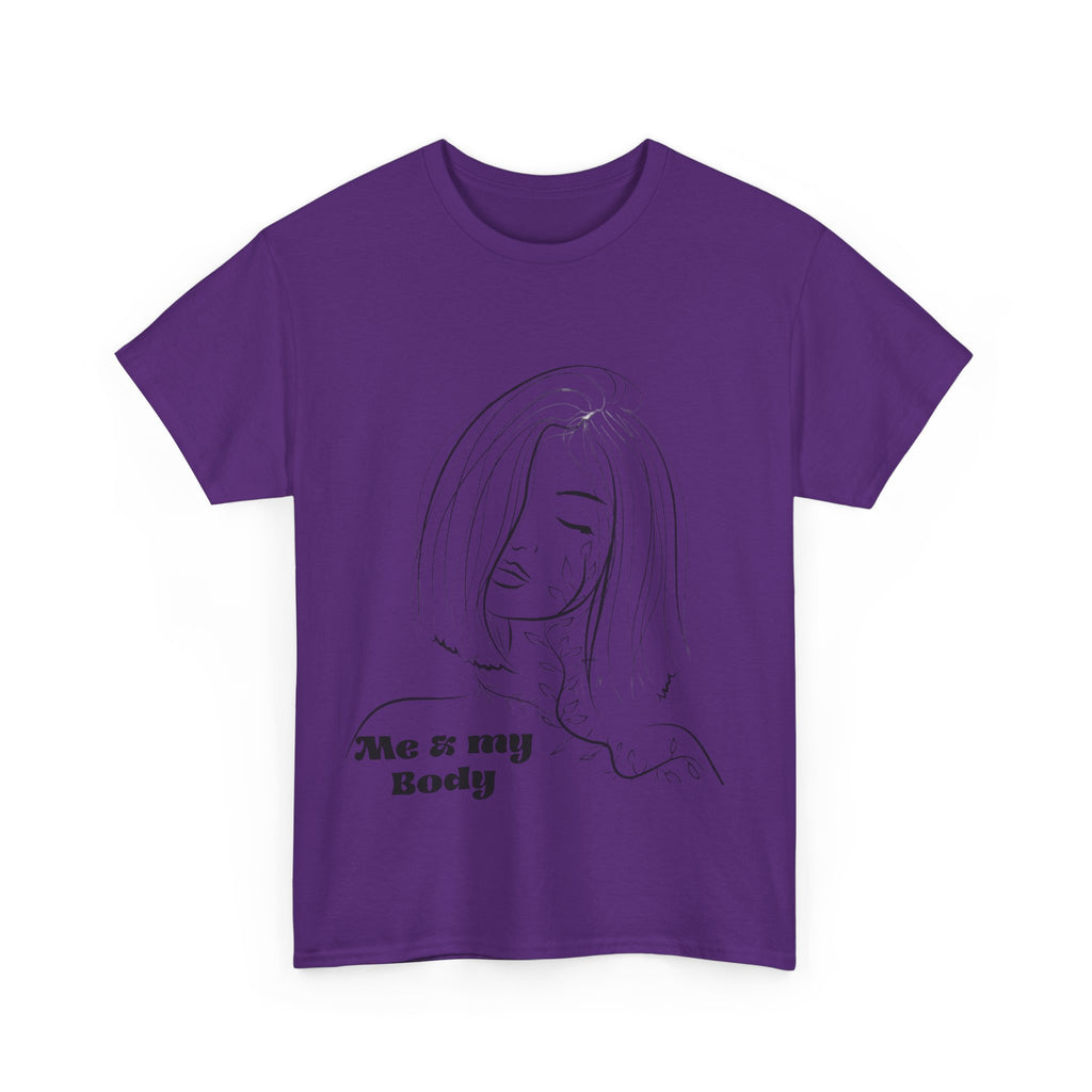Unisex Faded Cotton Me my Body  Tee