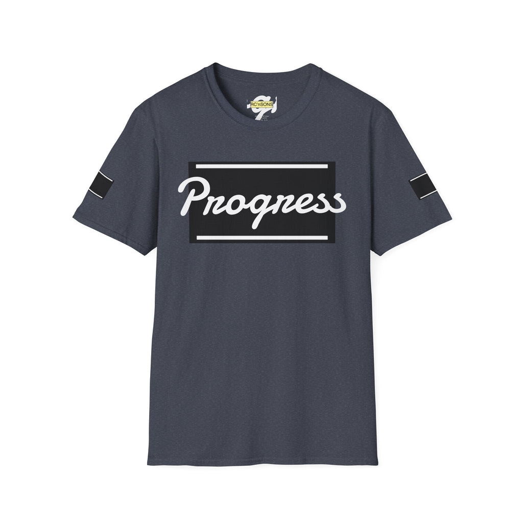 Motivational Unisex Softstyle T-Shirt | Progress Tee, Gift for Teens, Casual Wear, Workout Shirt, Inspirational Apparel Printify