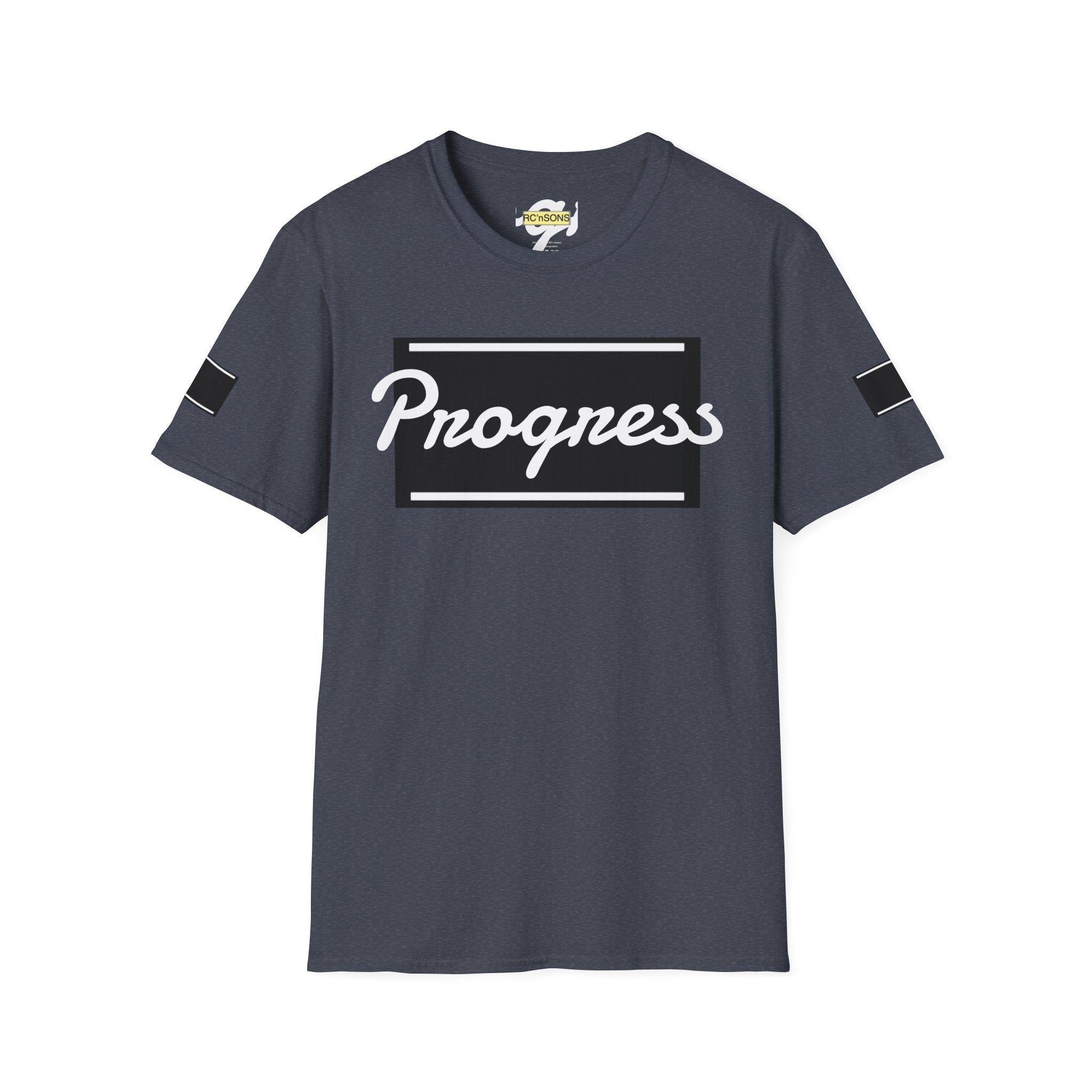 Motivational Unisex Softstyle T-Shirt | Progress Tee, Gift for Teens, Casual Wear, Workout Shirt, Inspirational Apparel Printify