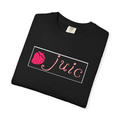 Strawberry JUIC Unisex T-Shirt, Cute Graphic Tee, Summer Apparel, Gift for Fruit Lovers, Trendy Fashion, Casual Wear