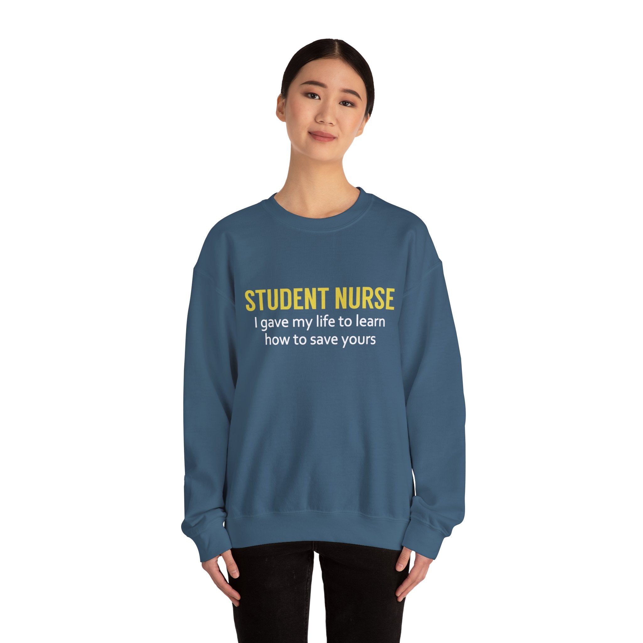 Sweat-shirt unisexe étudiant infirmière 