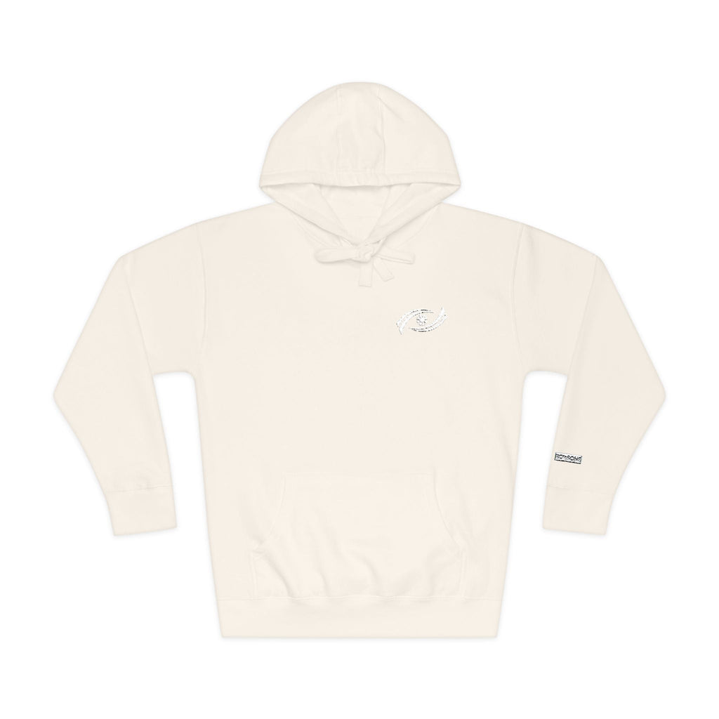 Cozy Unisex Fleece Hoodie with Artistic Design, Casual Wear, Gift for Him/Her, Fall Fashion, Everyday Comfort Printify