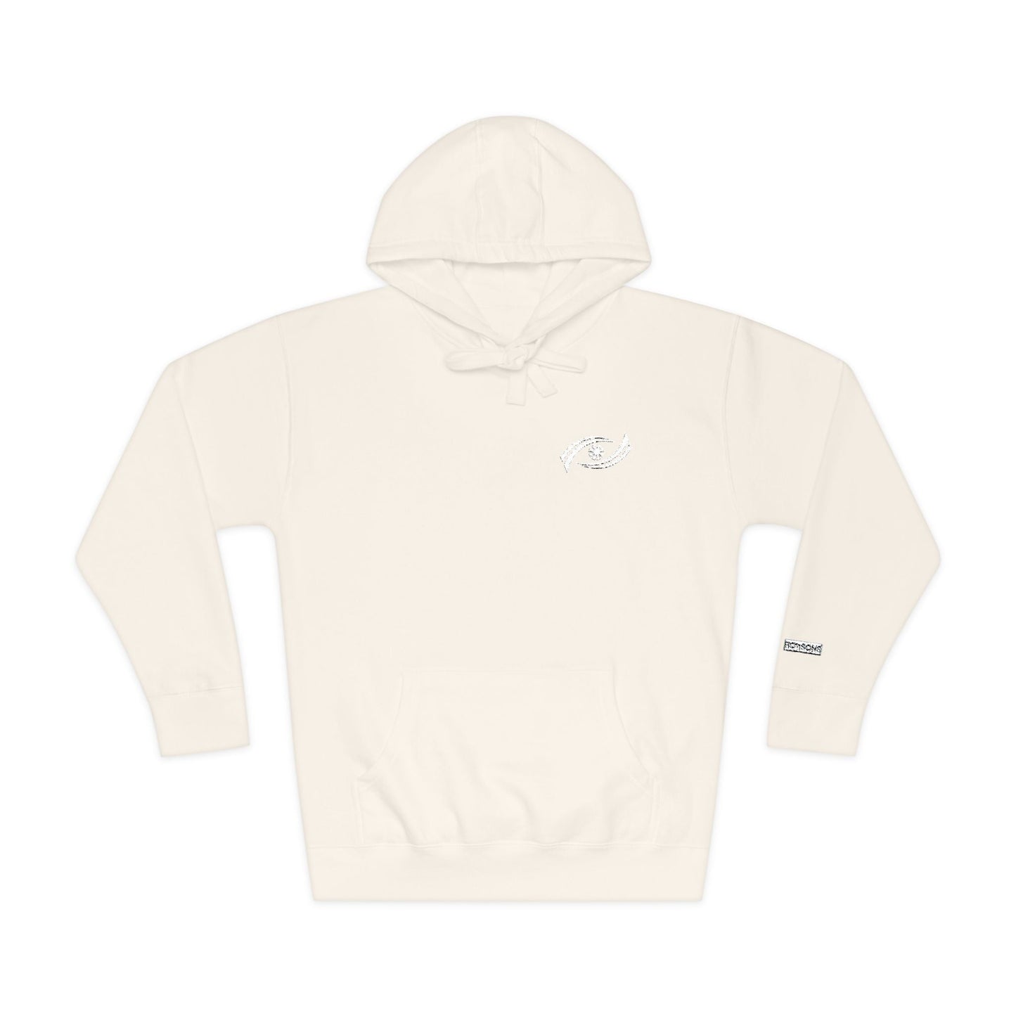 Cozy Unisex Fleece Hoodie with Artistic Design, Casual Wear, Gift for Him/Her, Fall Fashion, Everyday Comfort Printify