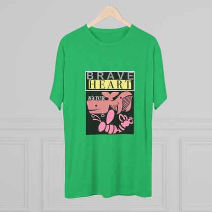 Brave Heart Tri-Blend Unisex T-Shirt