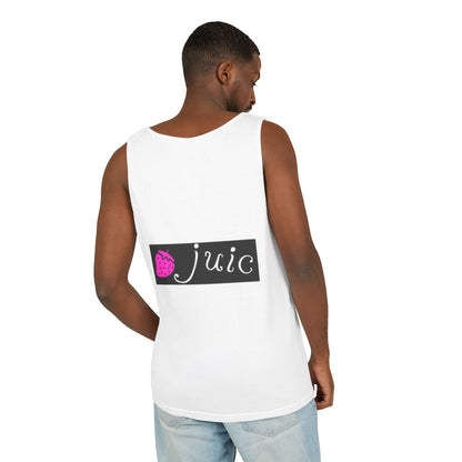 Juice-Themed Unisex Tank Top, Perfect for Summer Outings, Pool Parties, and Fruit Lovers