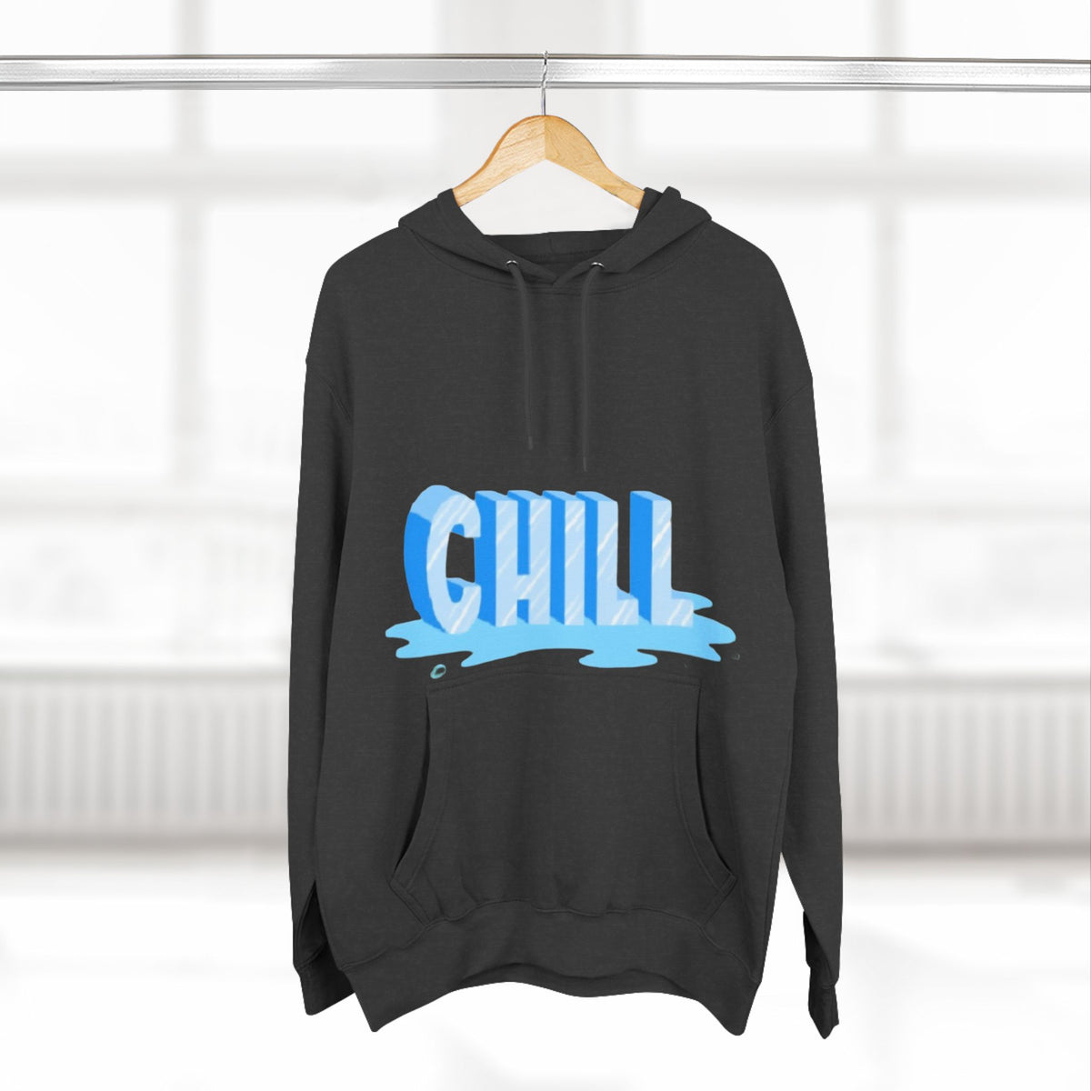 Unisex Three-Panel Fleece Chill Hoodie