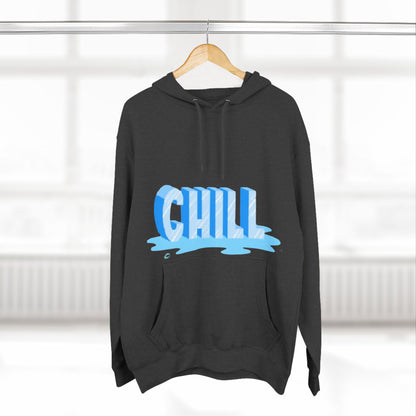 Unisex Three-Panel Fleece Chill Hoodie