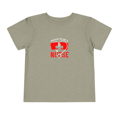 Fier d’être une infirmière T-shirt pour tout-petits 