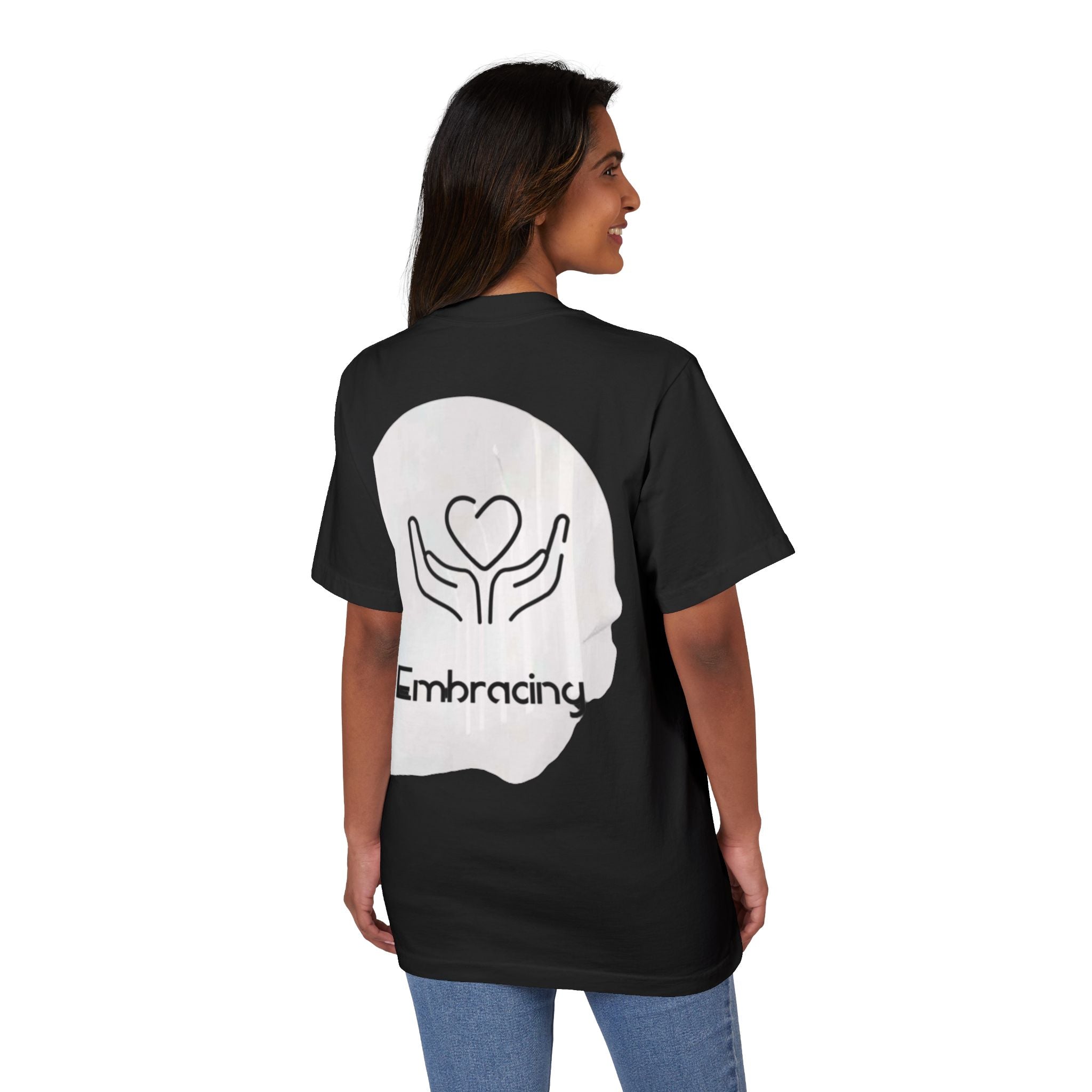 Drop-Shoulder T-Shirt Embracing Design