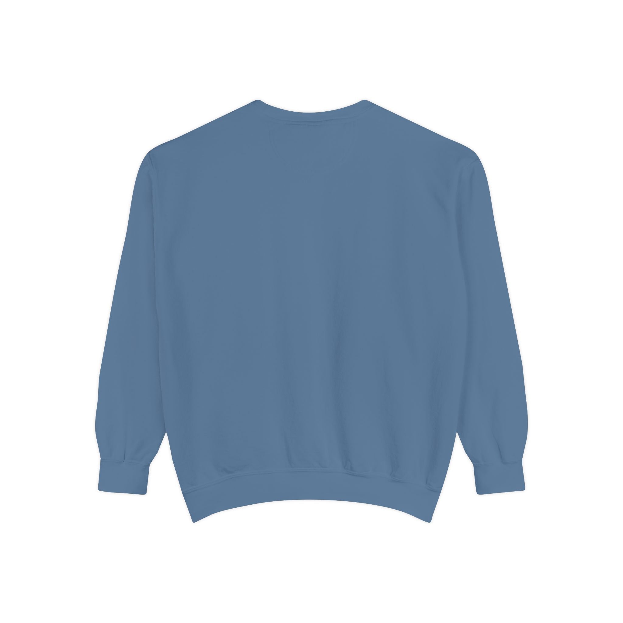 Garment-Dyed Sweatshirt, Cozy Unisex Pullover, Casual Comfortable Sweater, Perfect for Relaxing, Gift Idea for Friends and Family Printify