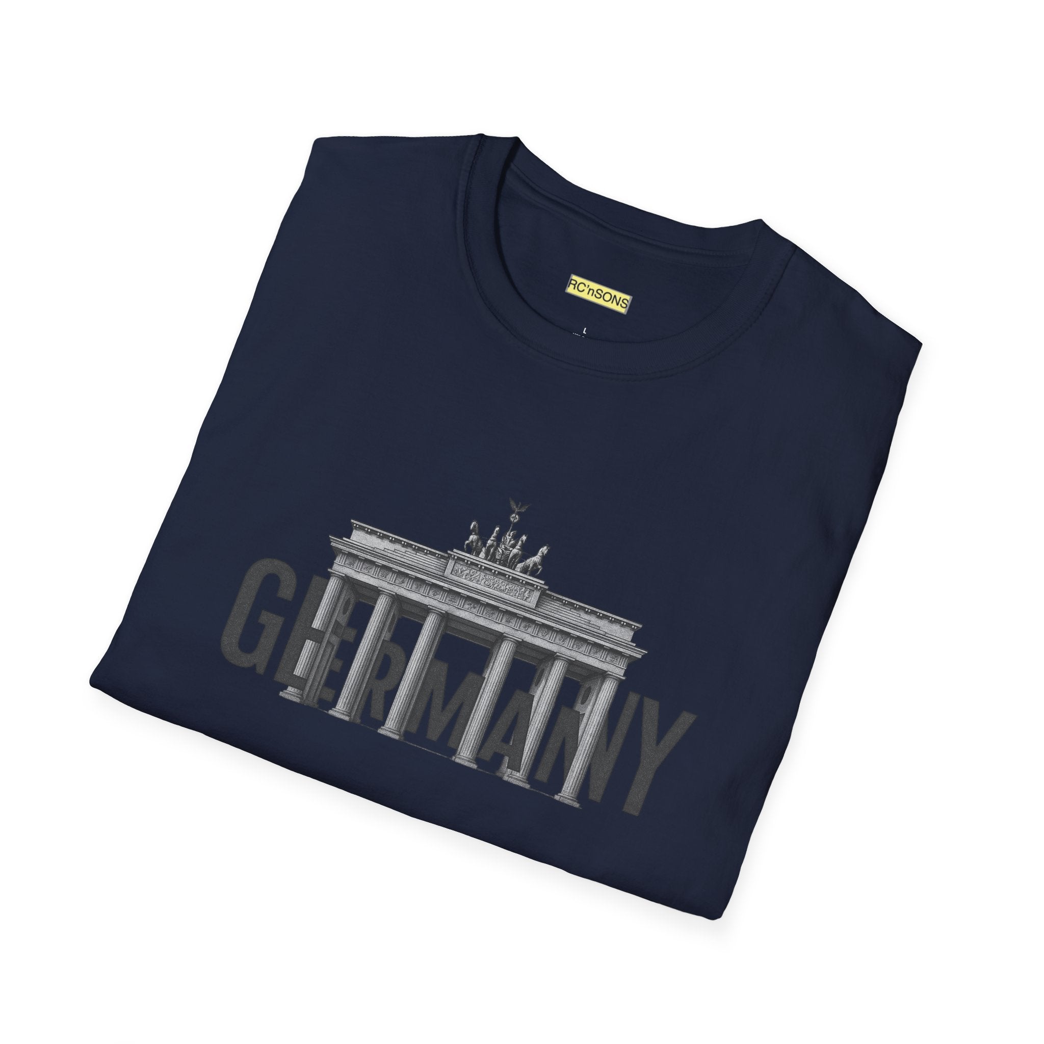 Berlin Landmark Unisex Softstyle T-Shirt - Casual Travel Tee Germany Pride Printify