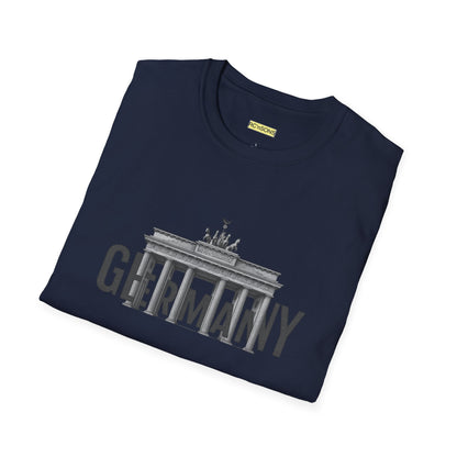 Berlin Landmark Unisex Softstyle T-Shirt - Casual Travel Tee Germany Pride Printify