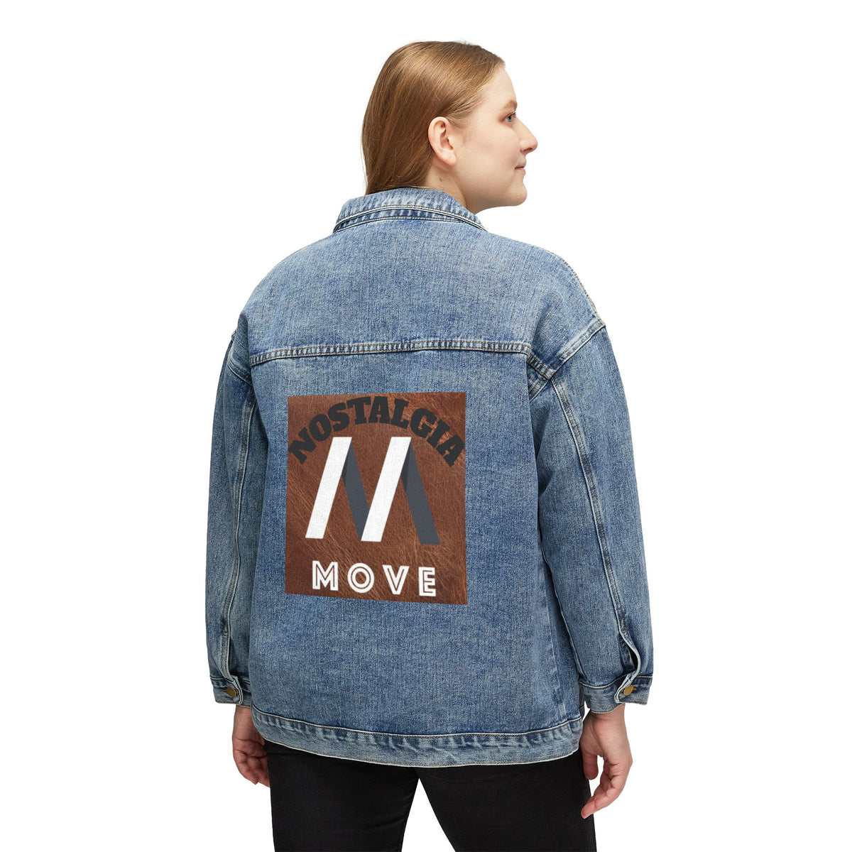 Nostalgic Women's Denim Jacket, Vintage Denim Jacket, Casual Style Jacket, Statement Jacket