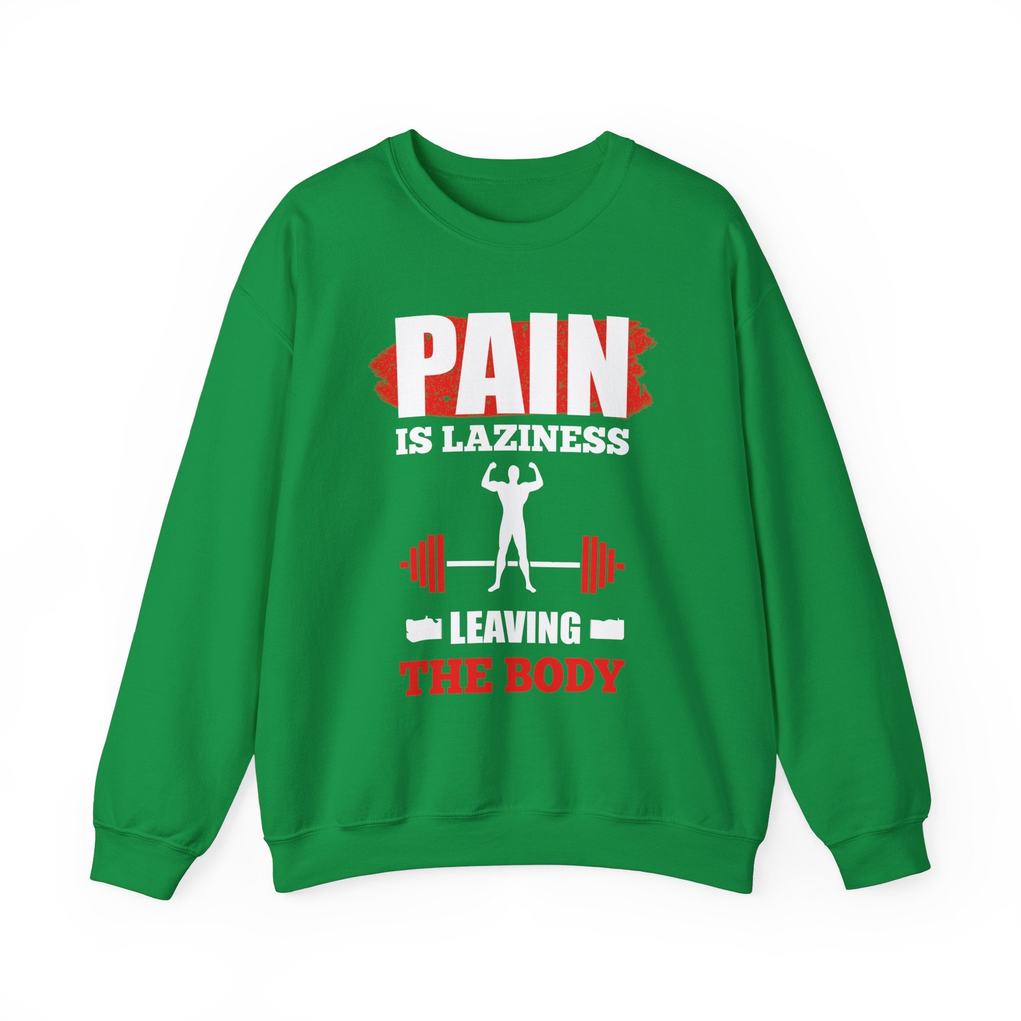 La douleur est la paresse Sweat-shirt unisexe 